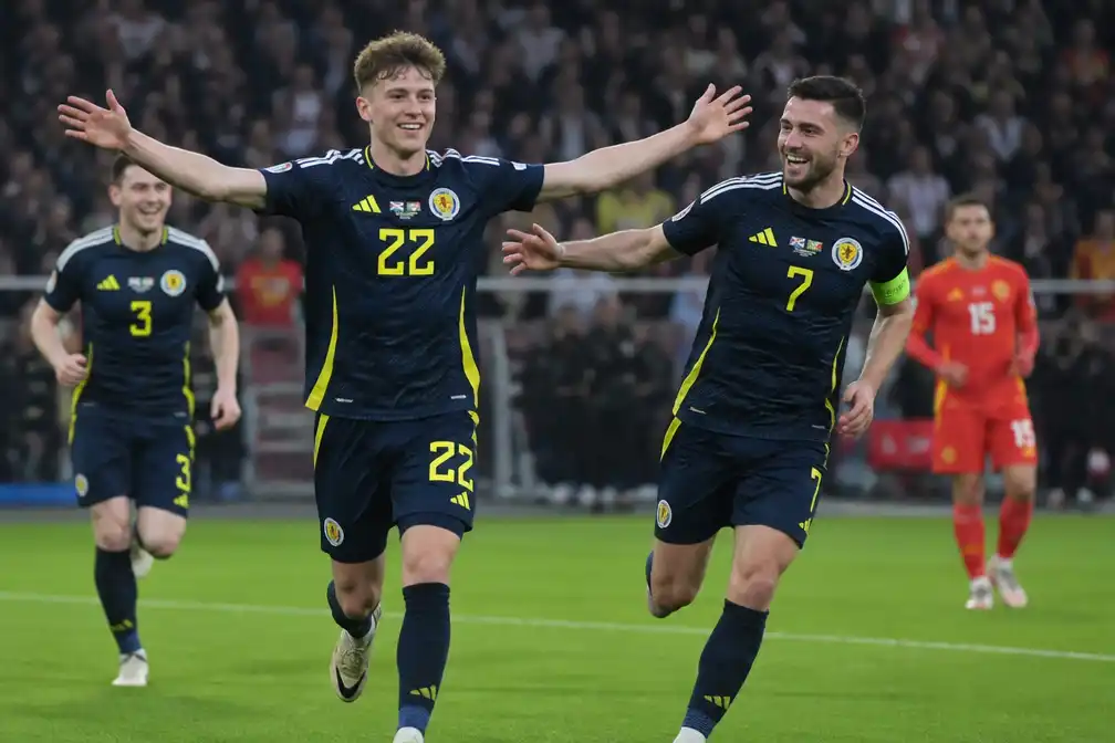 Schotland wint in Skopje en bezorgt Pocognoli zijn eerste zege