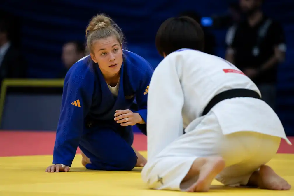 Gersjes uitgeschakeld in achtste finales op openingsdag WK judo in Bakoe