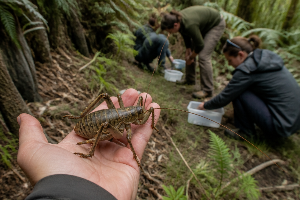 Nieuw-Zeeland fokt tienduizenden exemplaren van zwaarste insect ter wereld en zet ze uit