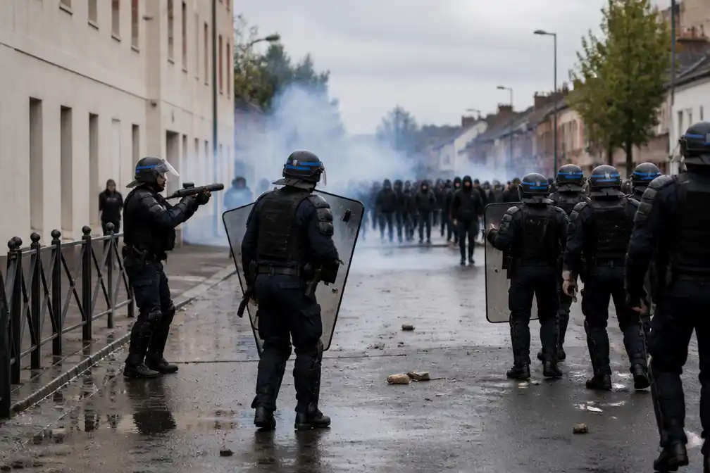 15-jarige verliest hand door ontploffende politiegranaat bij protest in Lens