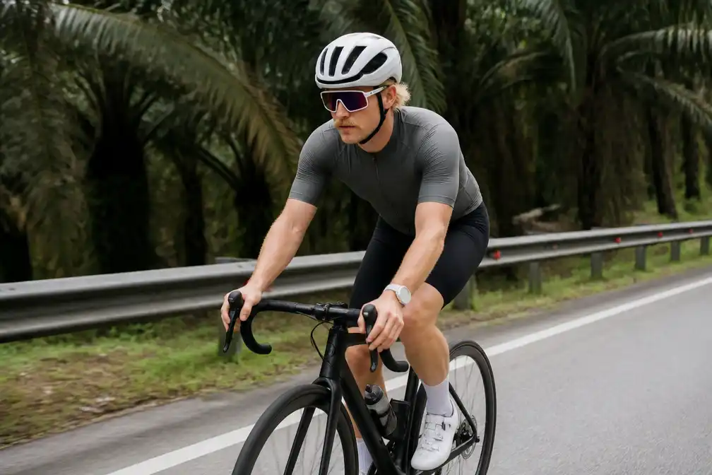 Bottas fietst ruim 300 kilometer van Sepang naar de GP van Singapore