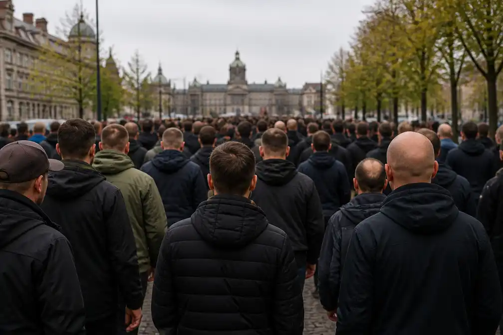 Eerste Mannenmars in Amsterdam stuit op feministische kritiek op 'beschermen'