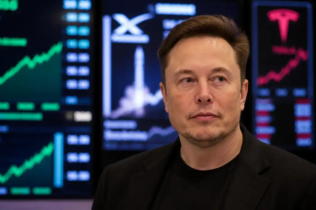 Elon Musk weer biljonair door koerswinsten van SpaceX en Tesla