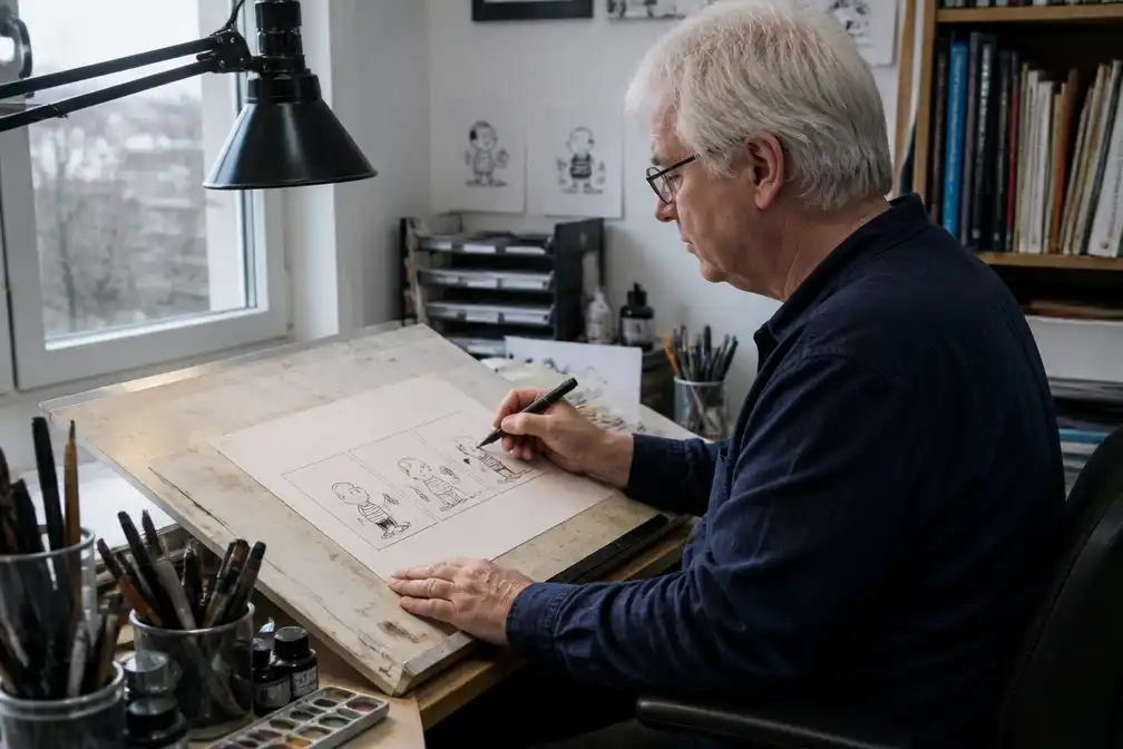 Paul Kusters publiceert cartoon Toos en Henk van 7 oktober 2026