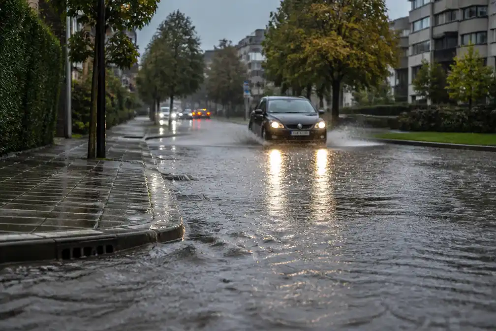 KMI waarschuwt met code geel voor storm en wateroverlast, noodnummer 1722 actief