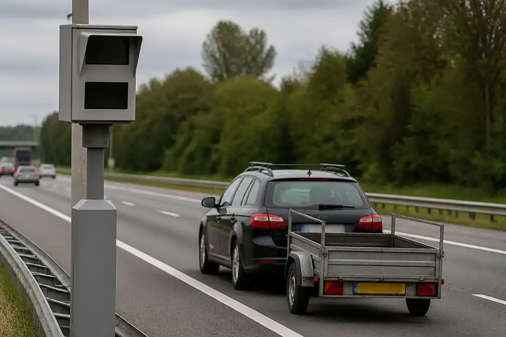 Wie betaalt de bekeuring bij een geleende aanhanger?