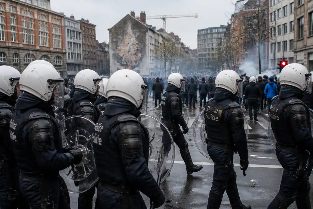 Quintin wijst Antifa aan als aanstichter van rellen in Luik