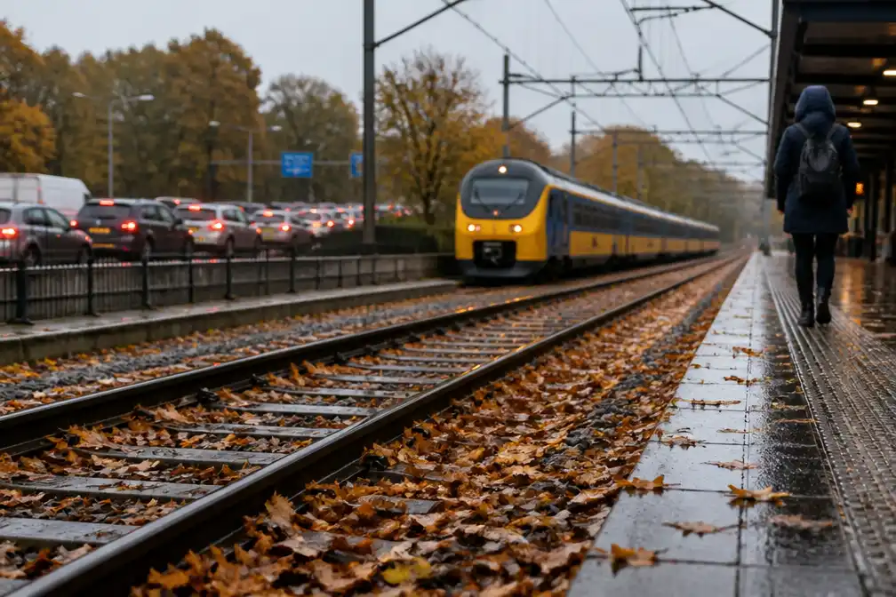 AD-podcast bespreekt herfststelling: files, regen en blaadjes op het spoor