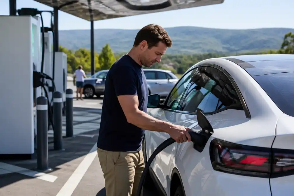 ANWB: Nederlanders trekken met de elektrische auto steeds verder Europa in