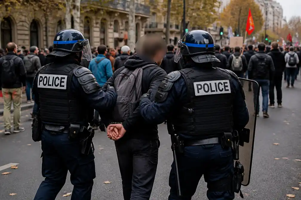 Ruim 500 arrestaties bij onderwijsprotesten in Frankrijk