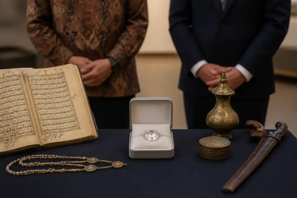 Nederland geeft twintig koloniale objecten terug aan Indonesië, waaronder de diamant van Banjarmasin
