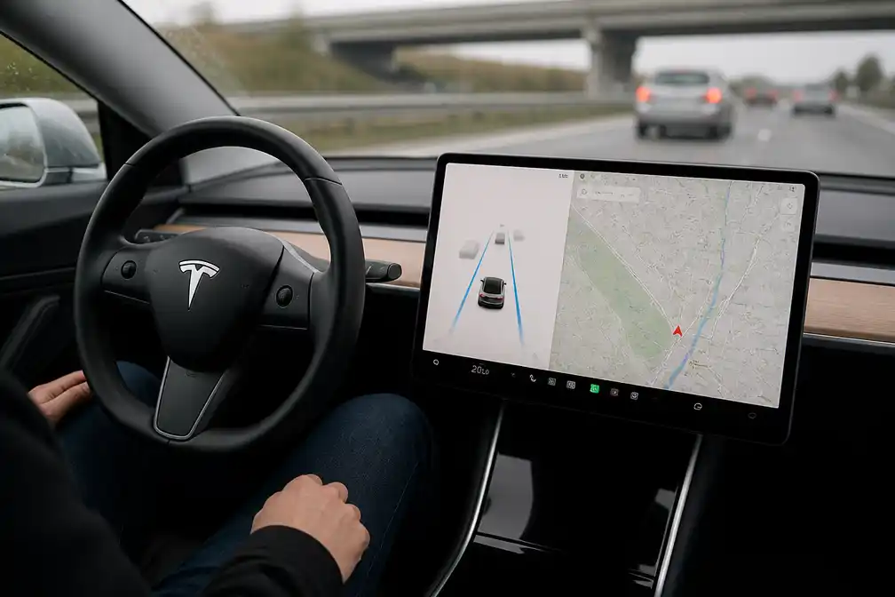 Tesla hernoemt rijassistentiesysteem in Europa tot Tesla Assisted Driving