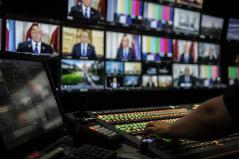 Justitie VS onderzoekt tv-zenders om stopzetten Trump-beelden
