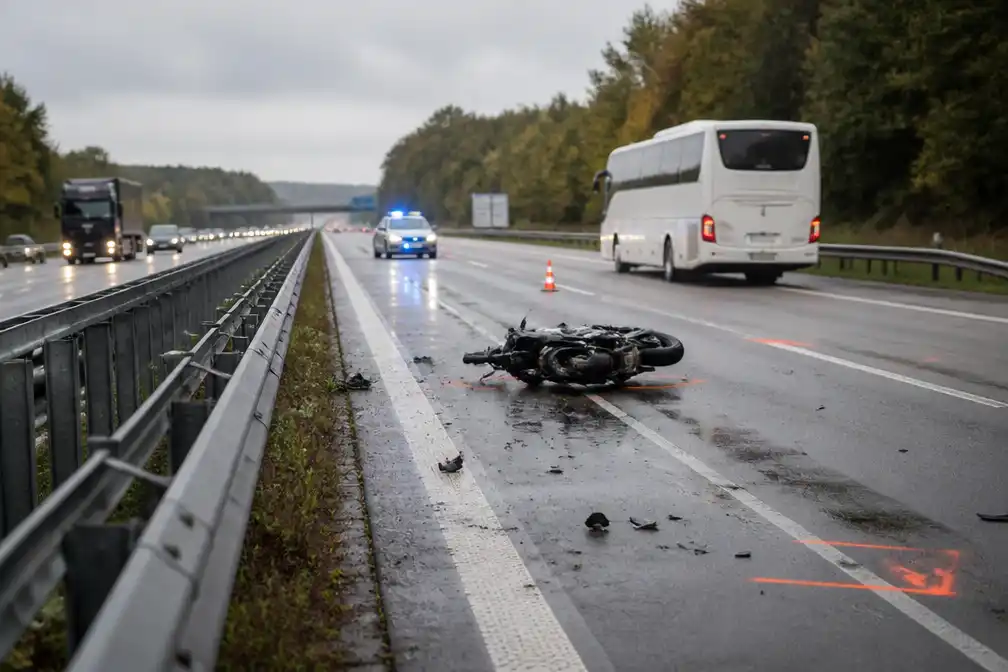 Belg (63) sterft op Duitse A3 in Beieren na wegglijden bij inhaalmanoeuvre
