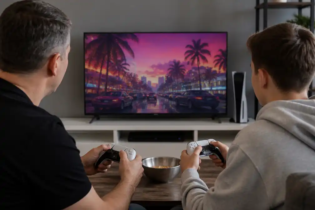 Paul en bonuszoon Laurens tellen af naar GTA 6 op 19 november