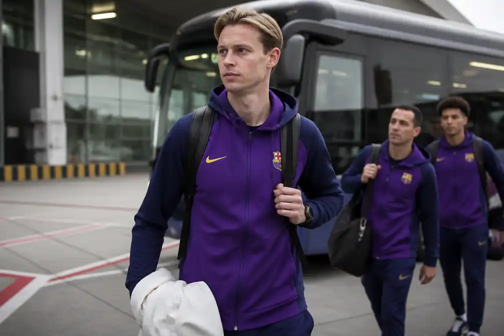 Barcelona reist zonder Frenkie de Jong af naar Galatasaray