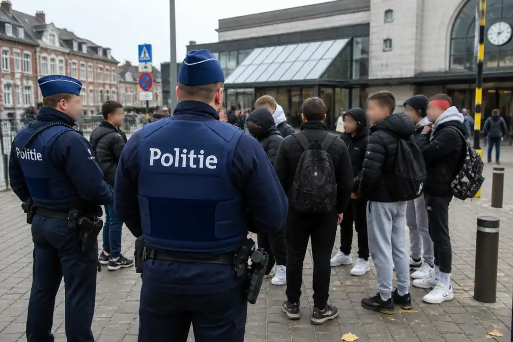 Politie Aalst stuurt 15 jongeren terug naar school of ouders na protestoproepen