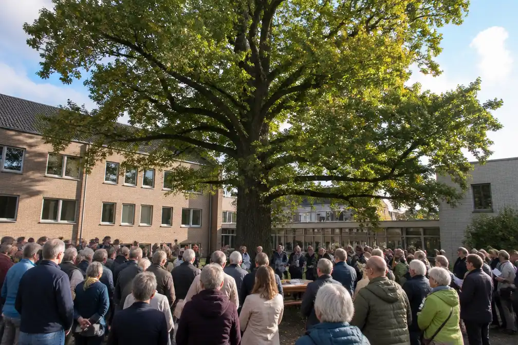 Buurtbewoners Mol willen monumentale tulpenboom op site Ten Hove redden