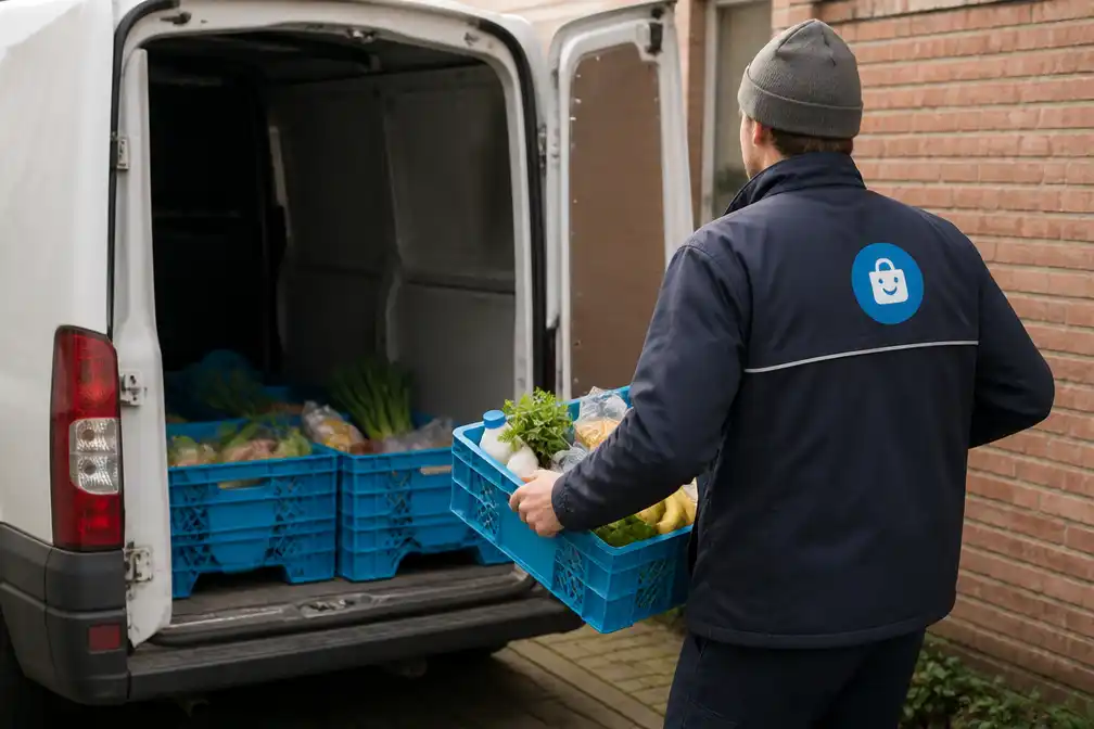 Colruyt speelt in advertentie in op AH-storing: gratis levering voor nieuwe Collect&Go-klanten