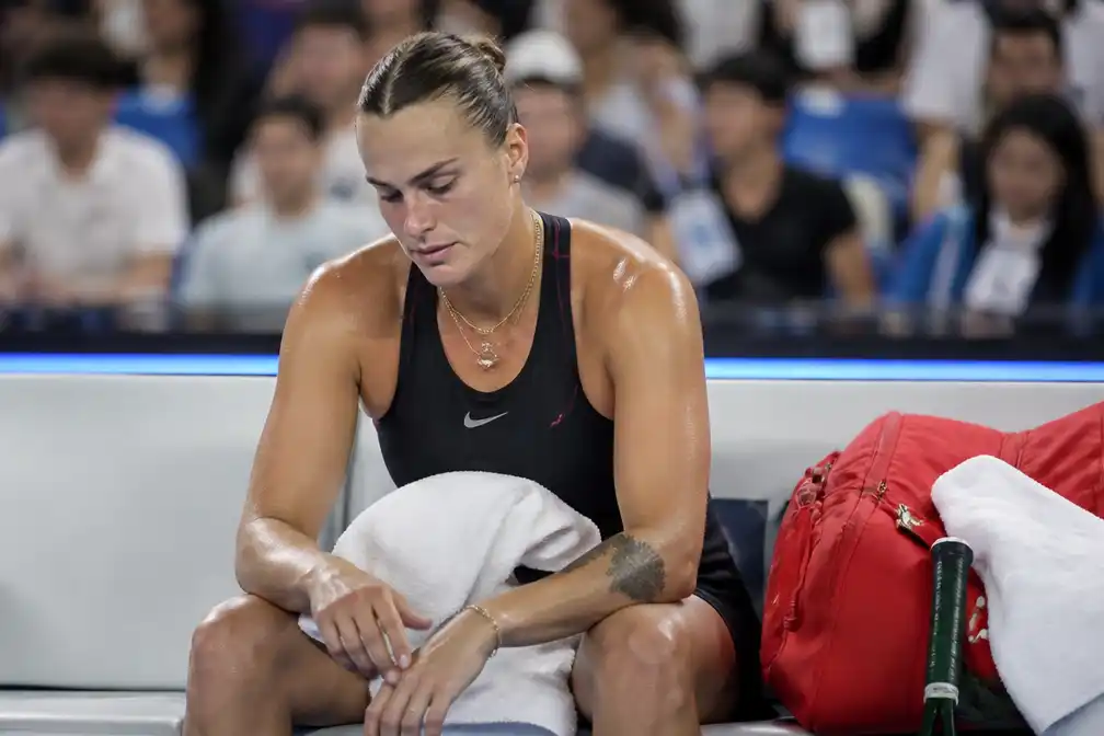 Sabalenka uitgeschakeld in tweede ronde van Wuhan Open