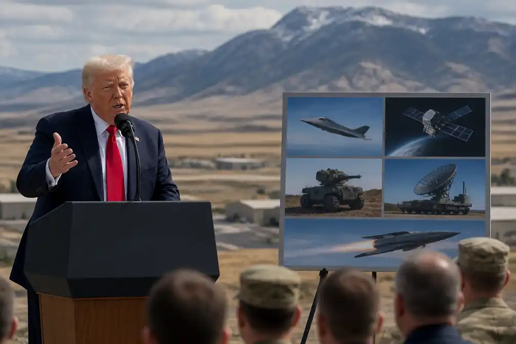 Trump kondigt militair 'supercomplex' in Montana aan voor testen geavanceerde wapens