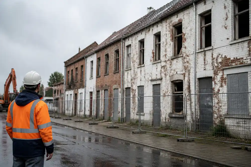 Sloop leegstaande panden in Barakken in Menen start maandag