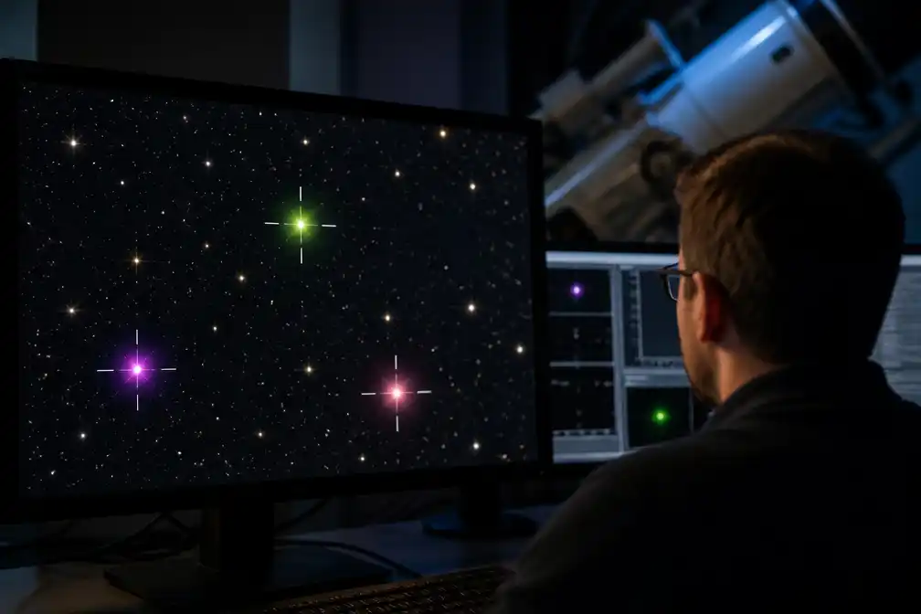 Britse astronomen melden eerste ontdekking van een groene ster