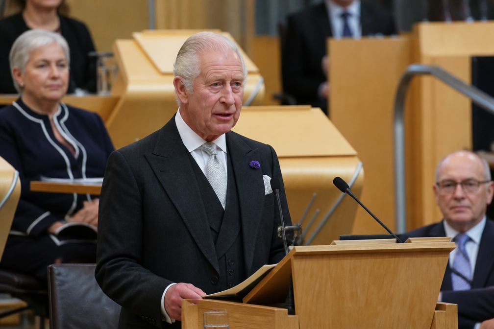 Koning Charles roept Schots parlement op tot beschaafd debat