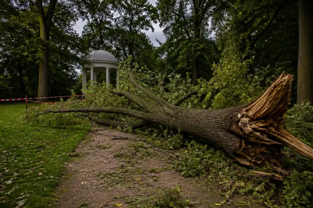 Vrouw (61) in levensgevaar nadat boom op haar valt in park in Bilzen