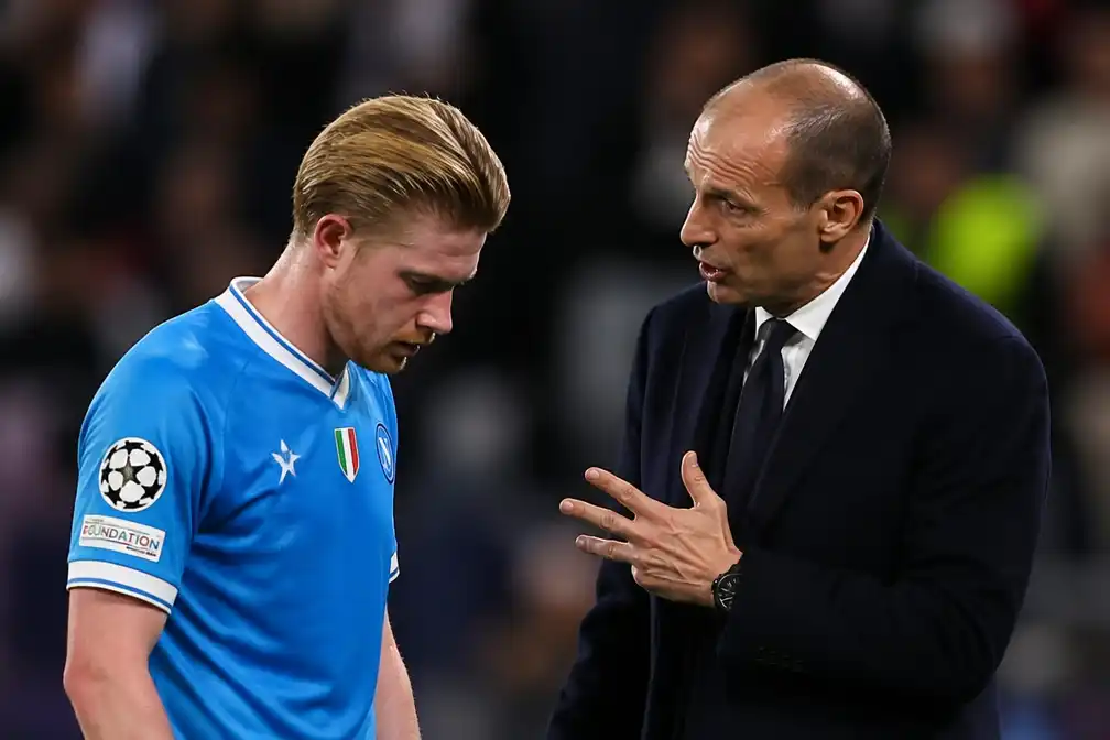 Confrontatie tussen Kevin De Bruyne en coach Max Allegri beheerst Italiaanse media
