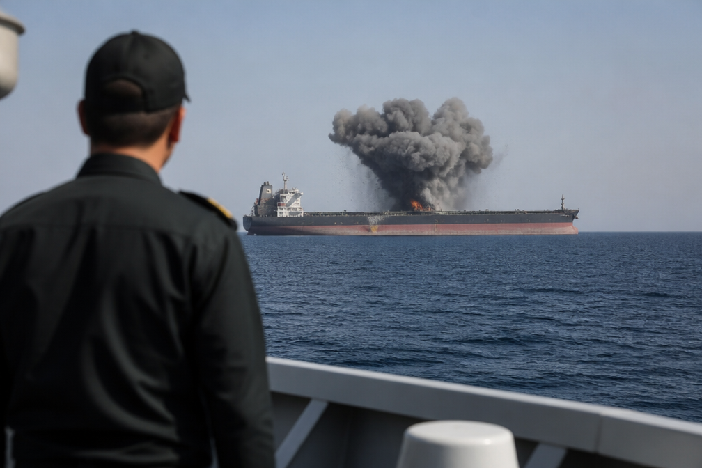 Iraanse Revolutionaire Garde: opnieuw olietanker op zeemijn in Straat van Hormuz