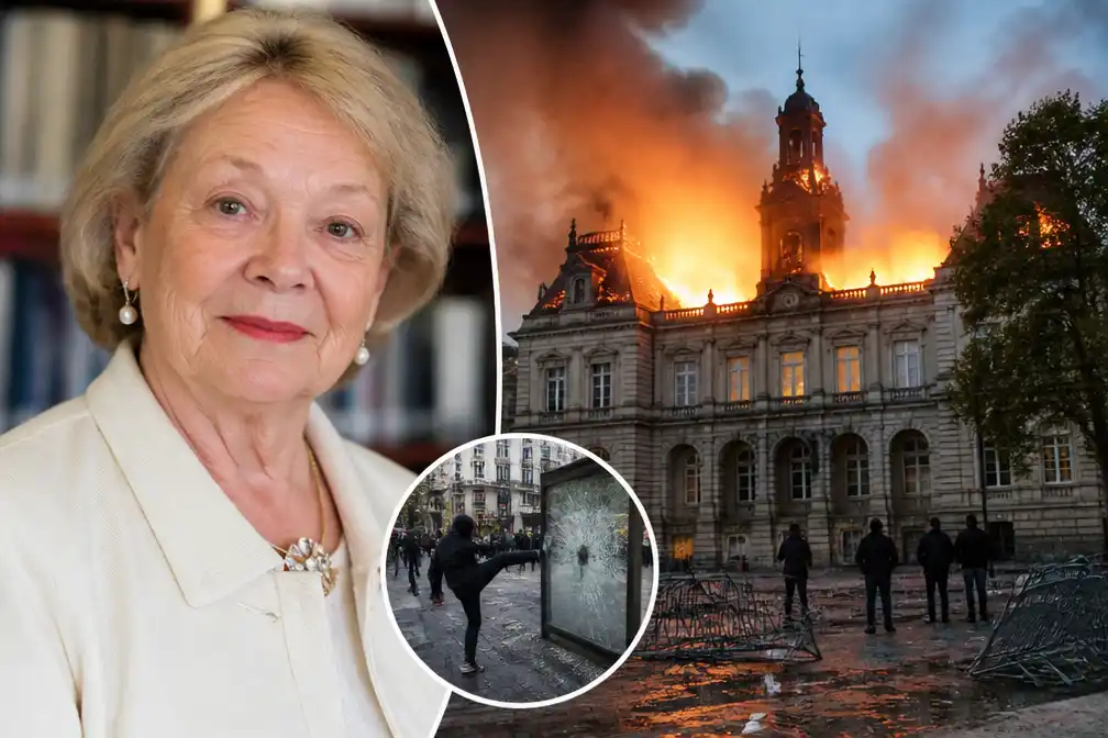 Frankrijkkenner Mia Doornaert hekelt geweld: stadhuis Limoges in brand, vandalisme in Lyon