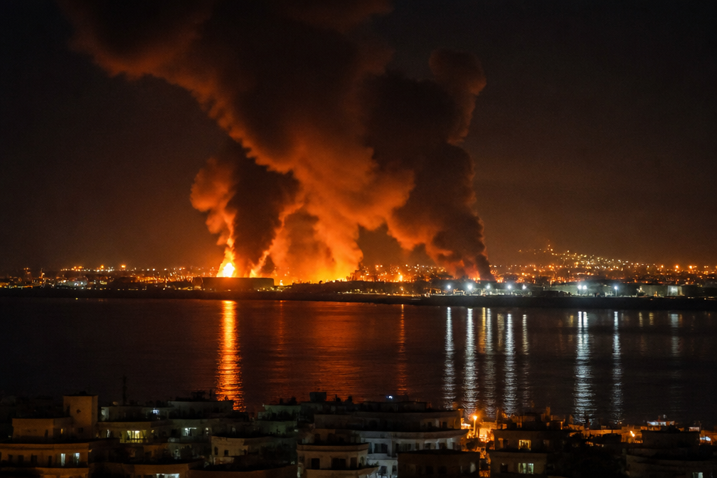 VS voert luchtaanvallen uit op Iran na tankeraanval in Straat van Hormuz