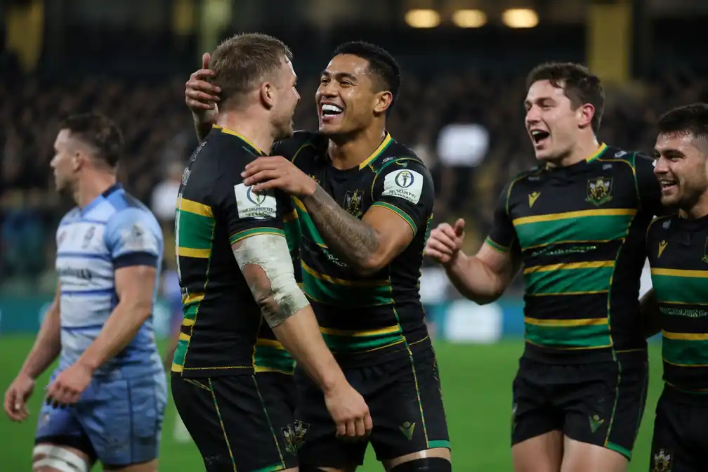 Northampton verslaat Cardiff met 28-12 en bezorgt Engelse clubs eerste zege in Champions Cup