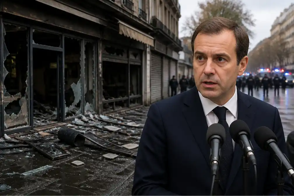 Franse premier Lecornu kondigt avondklokken en steun aan bedrijven aan na rellen