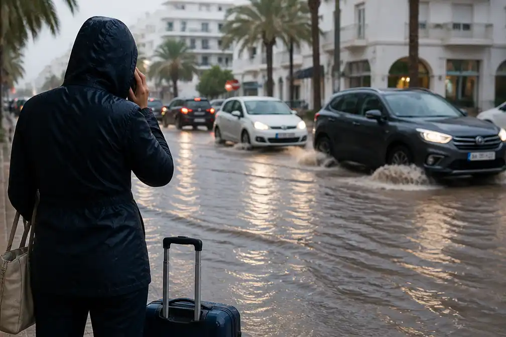 Tientallen meldingen bij alarmcentrales over noodweer in Spanje