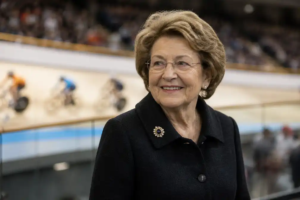 Prinses Margriet naar WK parabaanwielrennen in Apeldoorn
