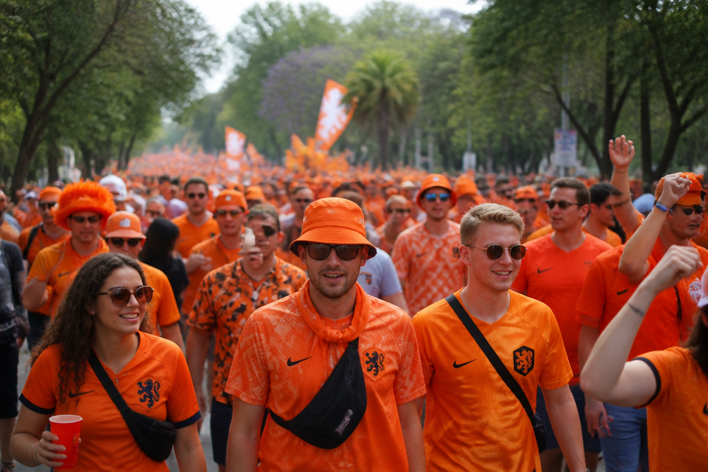 KNVB-directeur Van Leeuwen hoopt op oranjesfeer in Mexico na succes Fanwalk in VS