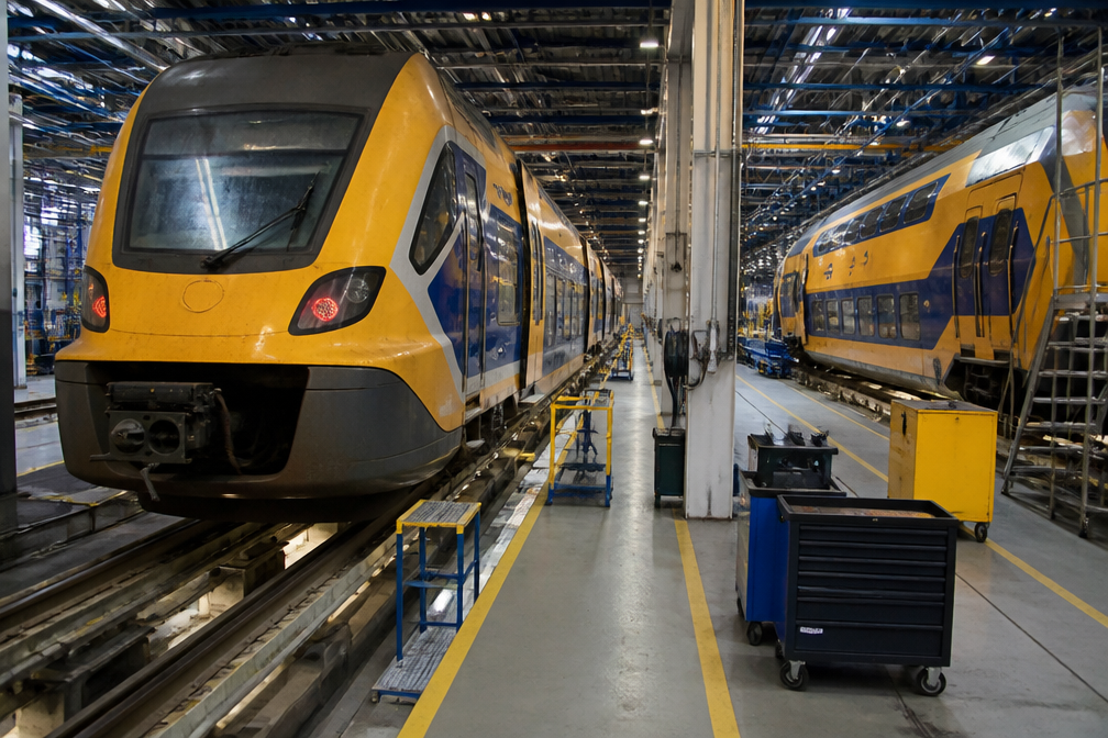 NS: dienstregeling maandag en dinsdag nog onduidelijk door hitte en noodweer