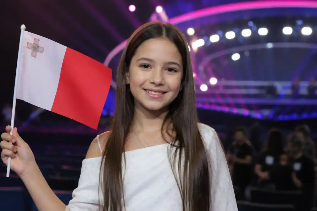 Maria (10) wordt achtste op Junior Eurovisie Songfestival op Malta