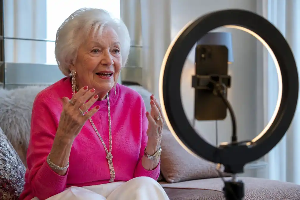 Lillian Droniak (96) heeft 15 miljoen TikTok-volgers en verdient daar geld mee