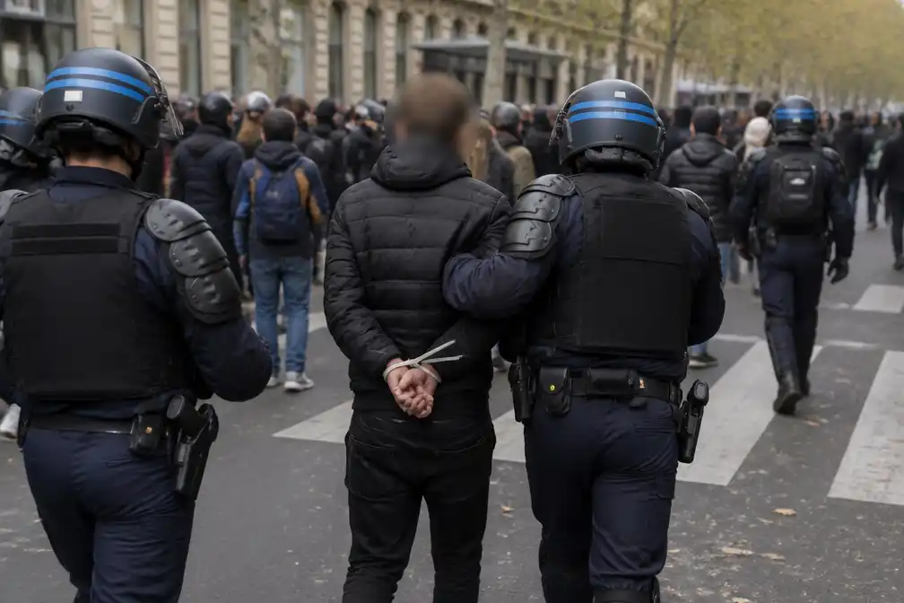Franse politie houdt 1314 betogers aan; 53 agenten gewond bij rellen