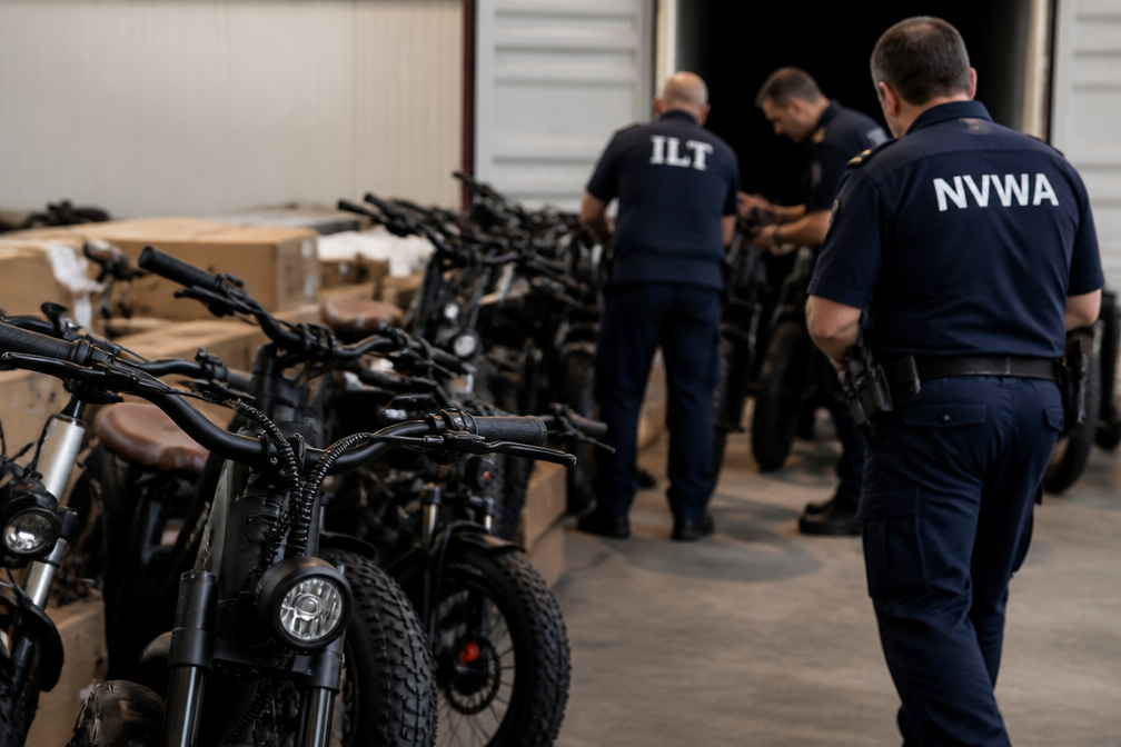 NVWA en ILT onderzoeken 18 types illegale Chinese fatbikes