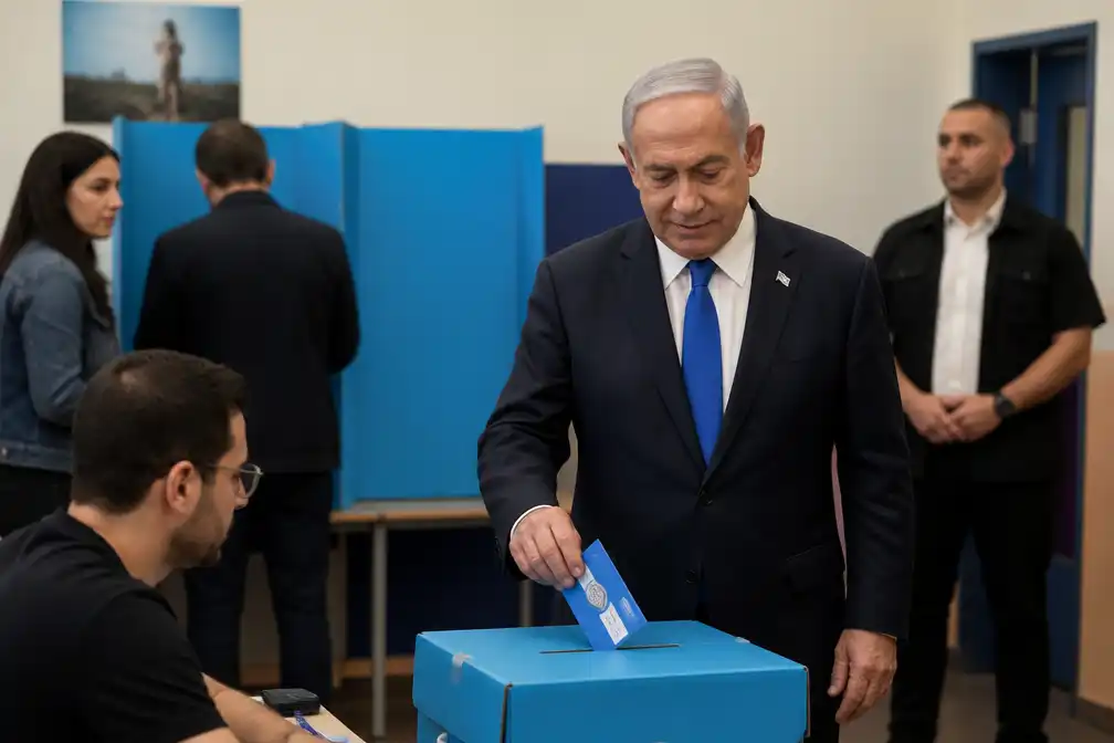 Israëlische kiezers naar de stembus bij verkiezing over lot van Netanyahu