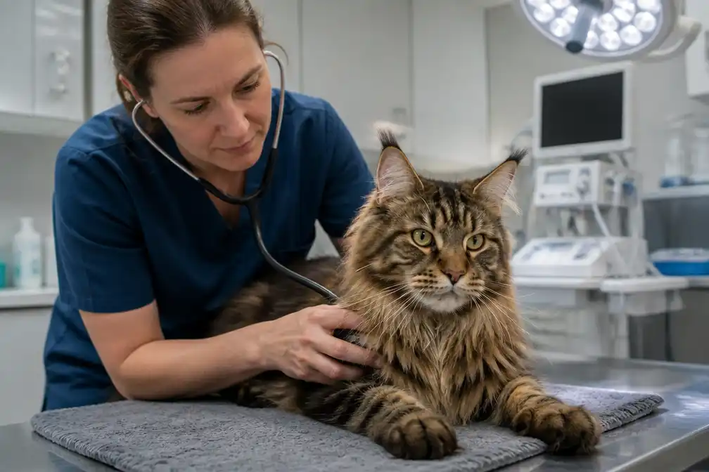 Twee Maine Coons geopereerd in Kortenberg nadat ze Aldi-emoji's inslikten