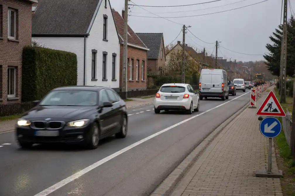 Bewoners van Breisem klagen over verkeerschaos door omleiding via Kerkomstraat
