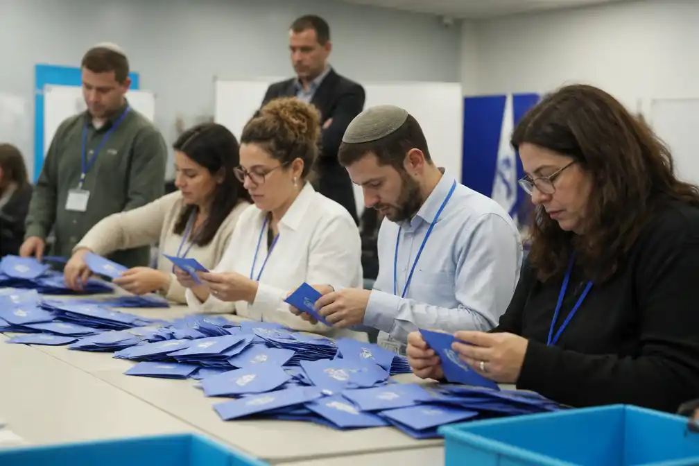 Israël kiest nieuw parlement, blok van Netanyahu leidt bij gedeeltelijke telling