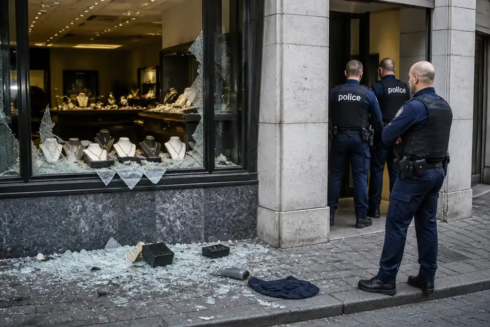 Gentse juwelier verliest miljoen euro aan juwelen, vier overvallers ontkomen