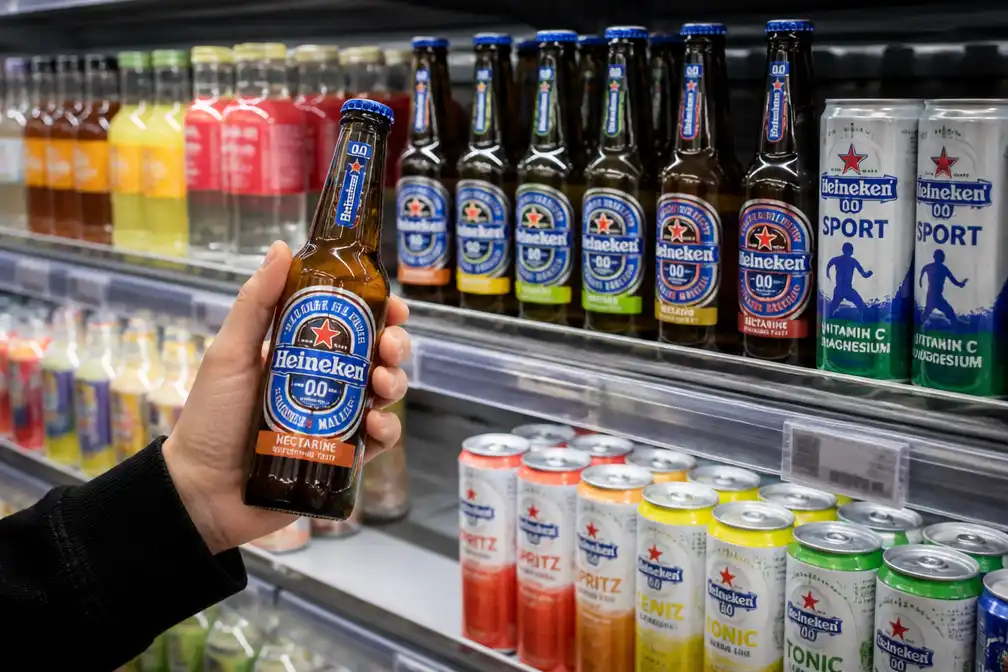 Heineken lanceert twaalf alcoholvrije dranken, waaronder 0.0 met smaakjes