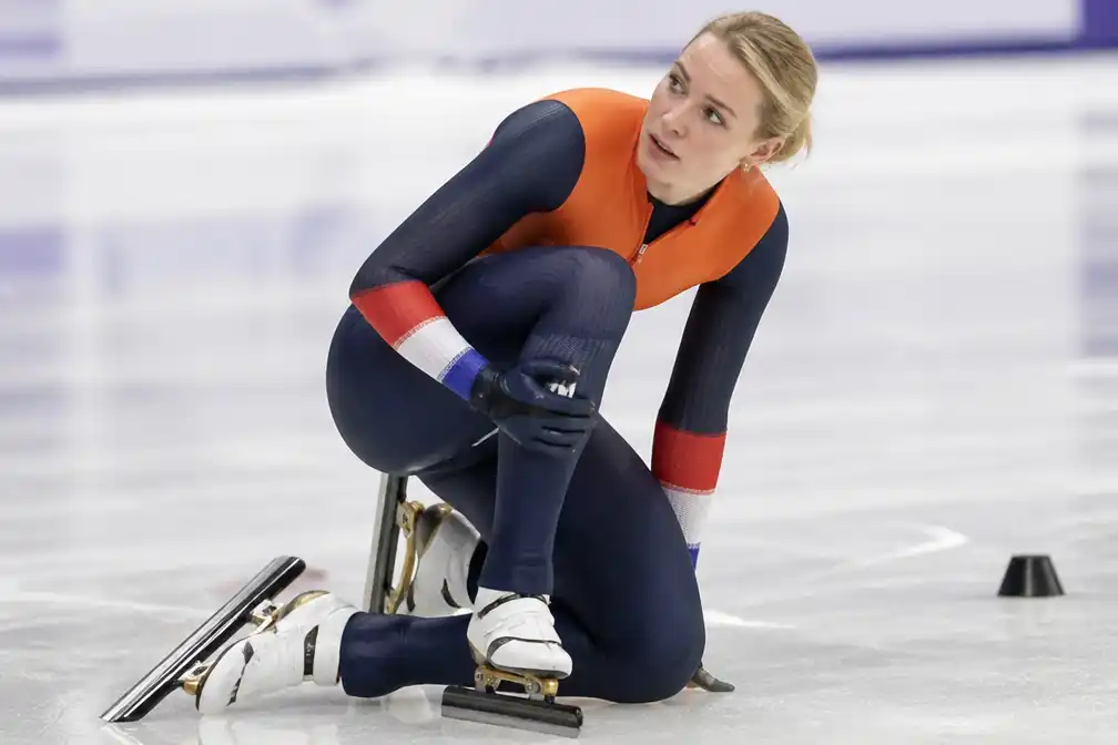 Shorttrackster Michelle Velzeboer zes weken out met breukje in kuitbeen